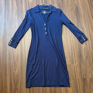 Lilly Pulitzer Navy Collared Dress
